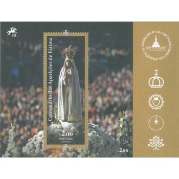 Blok 301 100-lecie objawień Matki Bożej w Fatimie-wydanie portugalskie